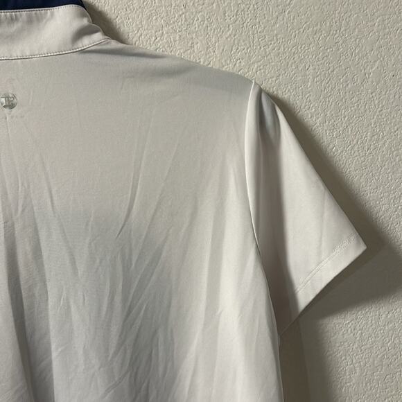 EP Pro NY Short Sleeve Color Block Polo | Womens Golf Top - White/Navy B… - Picture 9 of 16